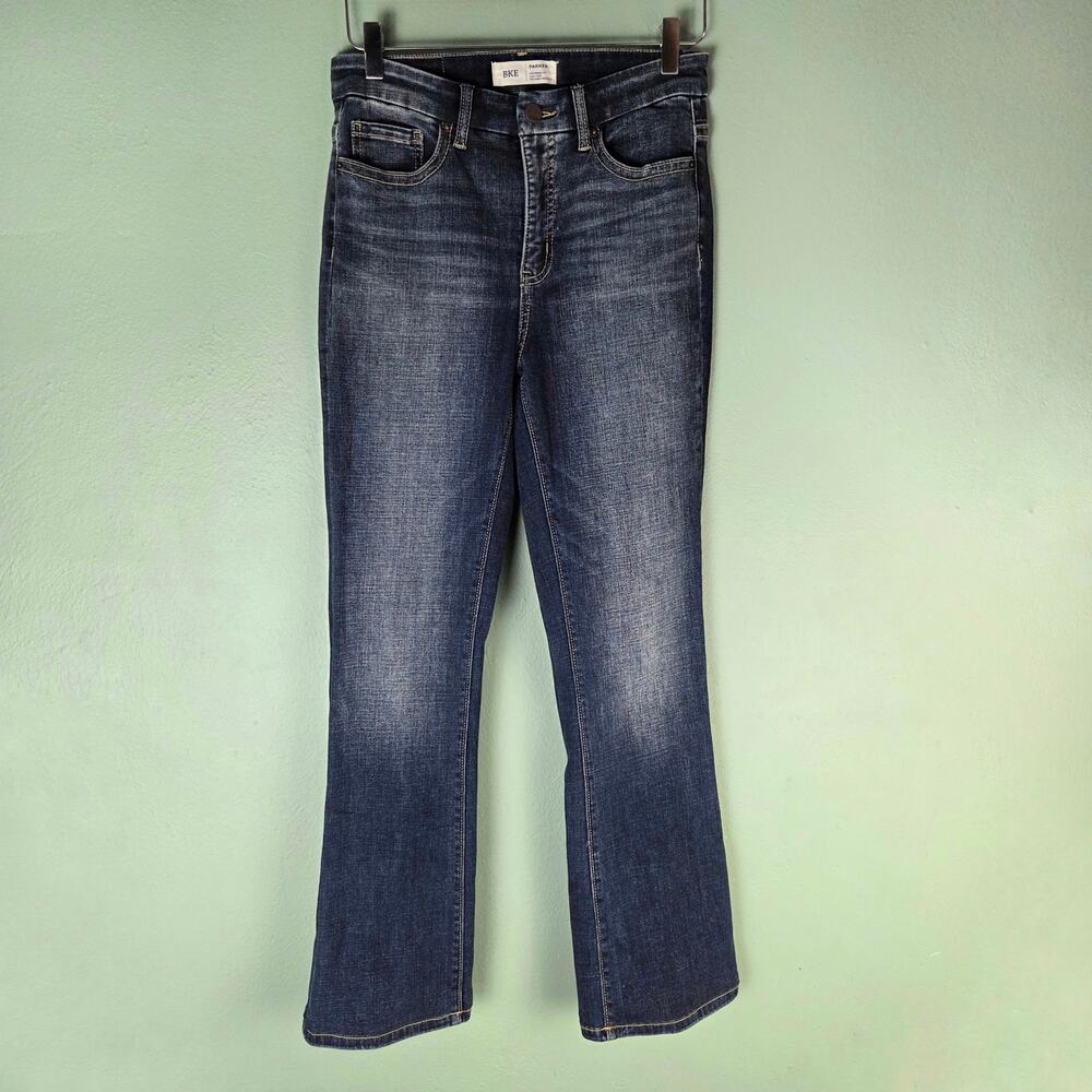 BKE Womens 26 Parker High Rise Tailored Bootcut Stretch Traditional Fit Jean